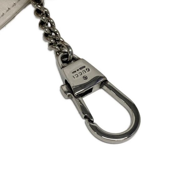 Auth GUCCI GG Marmont Quilted Leather Super Mini Bag 476433 Cream Lambskin - Picture 10 of 16